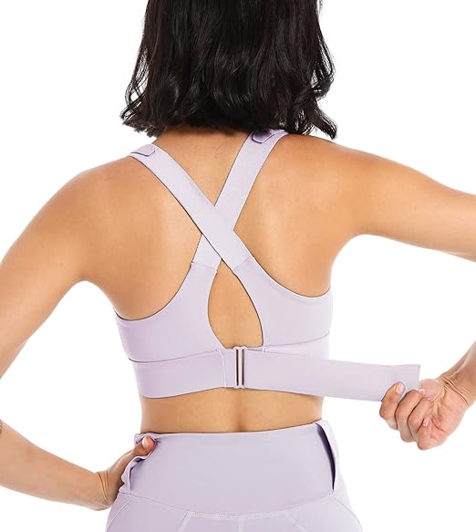 Brassière de sport ajustable avec soutien personnalisé pour un confort optimal pendant l'exercice.