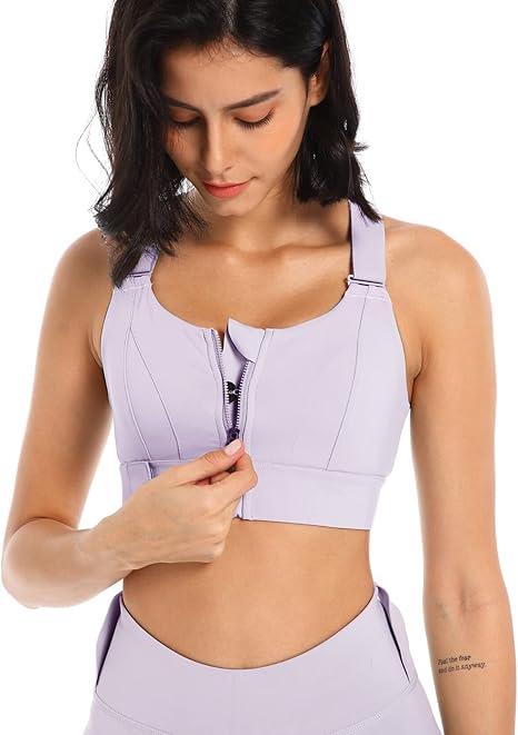 Brassière de sport ajustable avec soutien personnalisé pour un confort optimal pendant l'exercice.